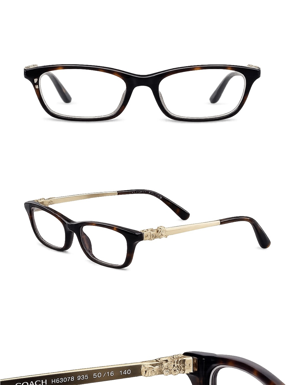 🤎 Authentic Coach HC5078 Eyeglass Frames tortoise frame